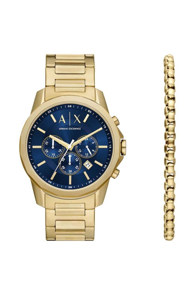 Годинник Armani Exchange чоловічий колір золотий (3680827)
