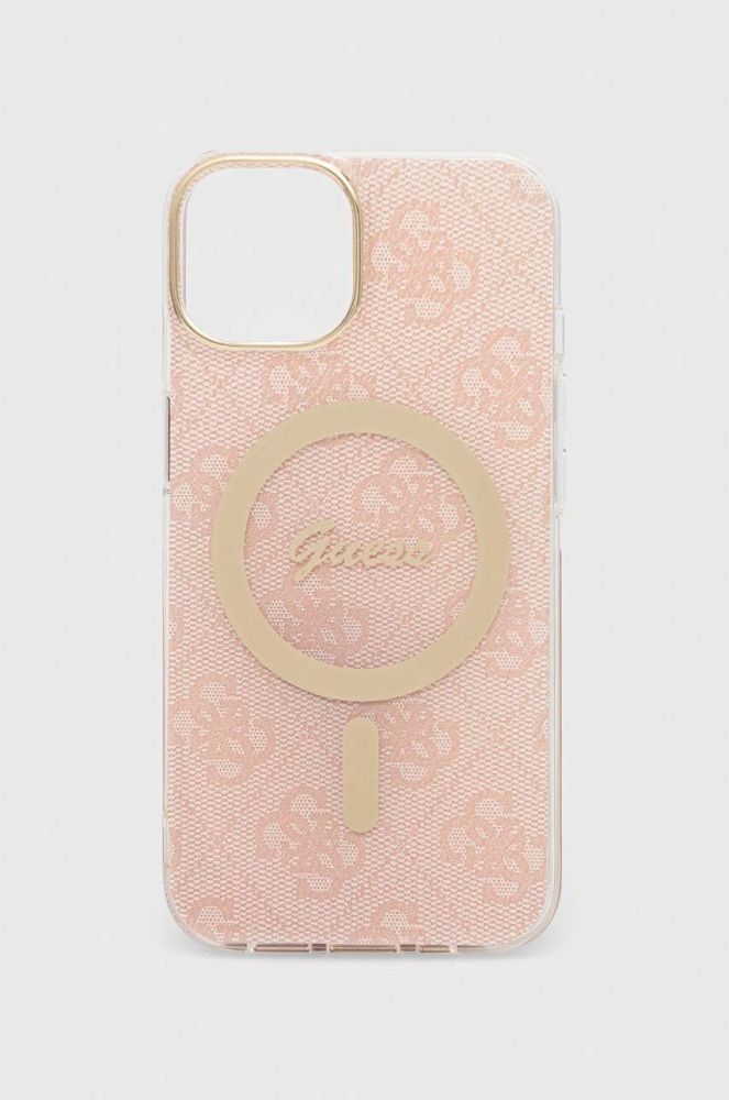 Чохол на телефон Guess iPhone 14 6.1" колір рожевий (3289468)