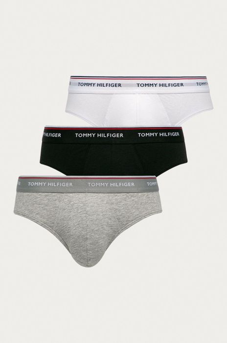Tommy Hilfiger - Сліпи (3-pack) колір сірий (1192855)