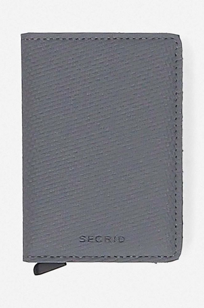 Гаманець Secrid колір сірий Portfel Secrid Slimwallet Carbon SCA-COOL GREY