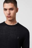 AllSaints - Светр Mode Merino Crew колір чорний (854445)