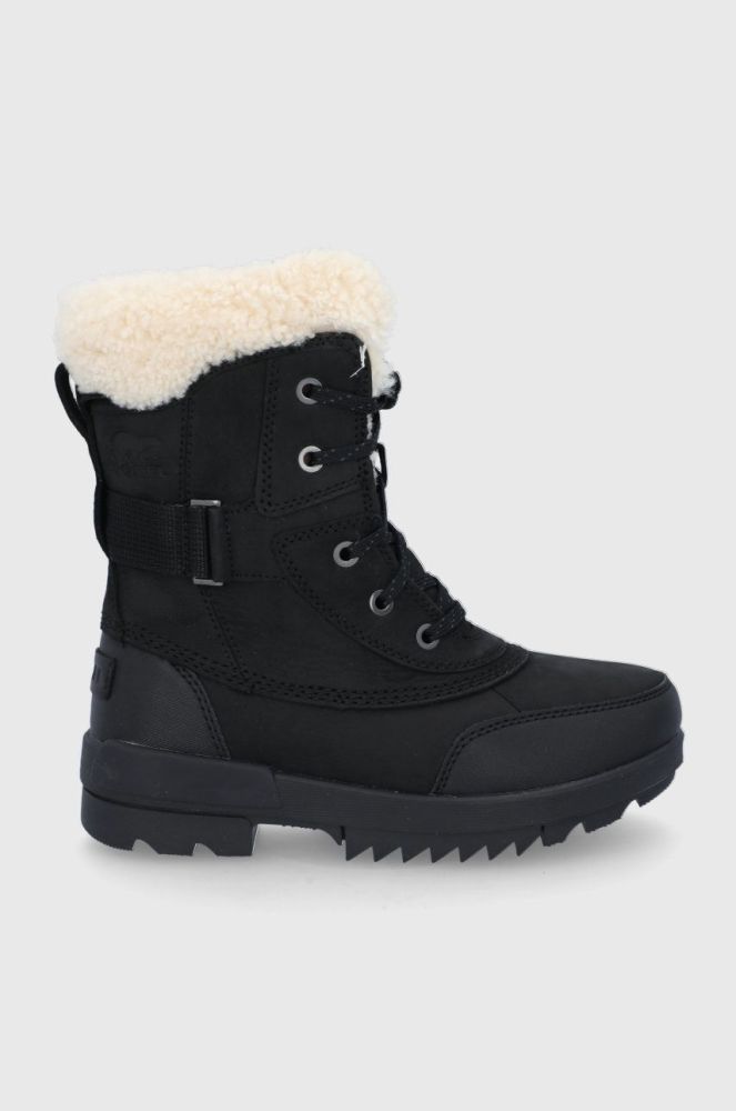Шкіряні чоботи Sorel Torino Parc II Boot WP колір чорний