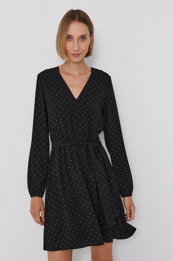 Сукня Pennyblack колір чорний mini розкльошена