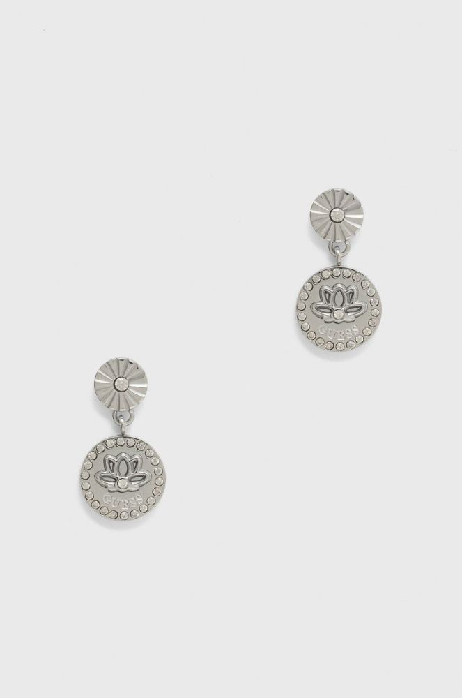 Сережки Guess колір срібний (2781656)