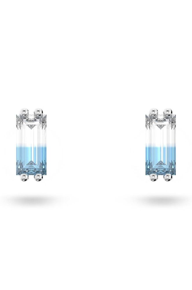 Сережки Swarovski колір блакитний (2730435)