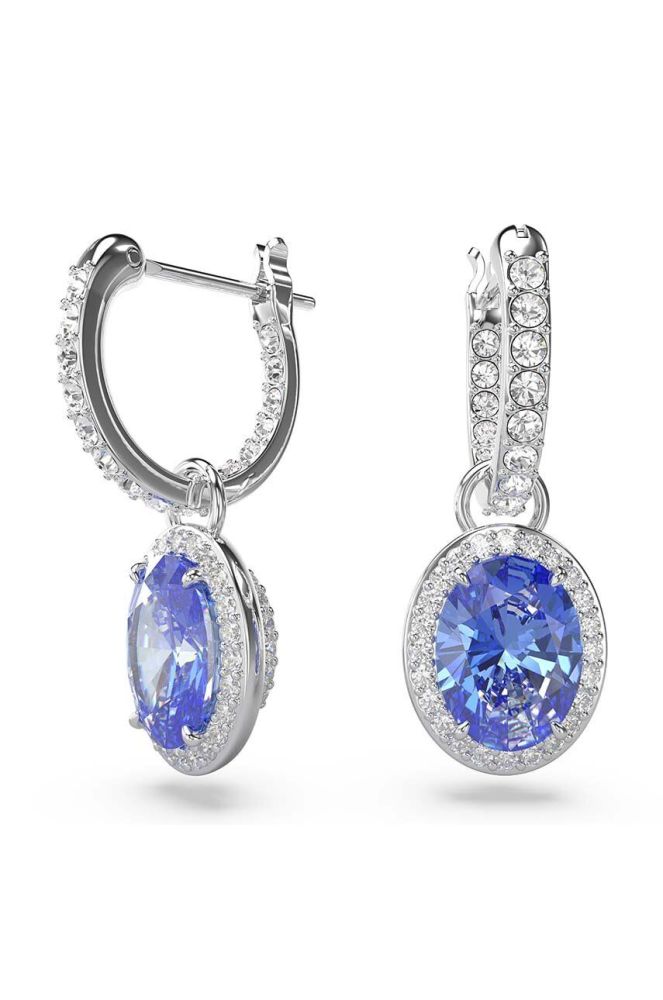Сережки Swarovski CONSTELLA колір блакитний (3472035)