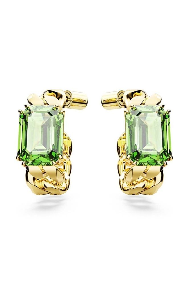 Сережки Swarovski MILLENIA колір зелений (3472211)