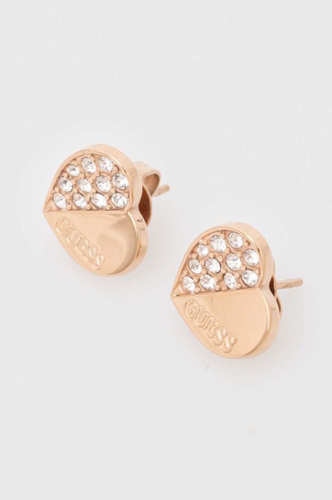 Кольє і сережки Guess колір рожевий (3577301)
