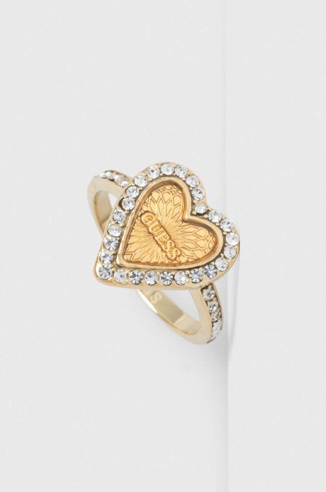 Перстень Guess колір золотий (3596950)