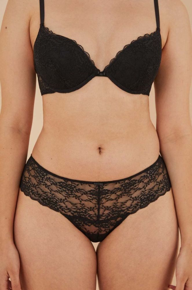 Труси women'secret AUTUMN HELANKAS колір чорний 4986191