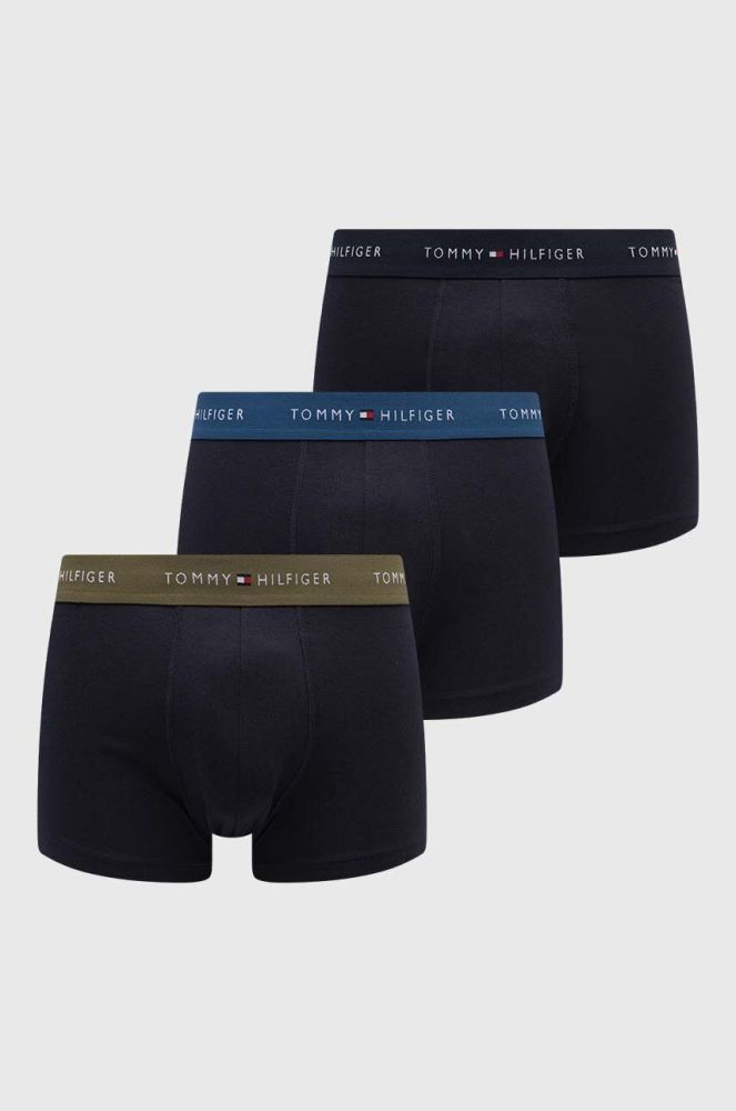 Боксери Tommy Hilfiger 3-pack чоловічі колір синій (3436846)