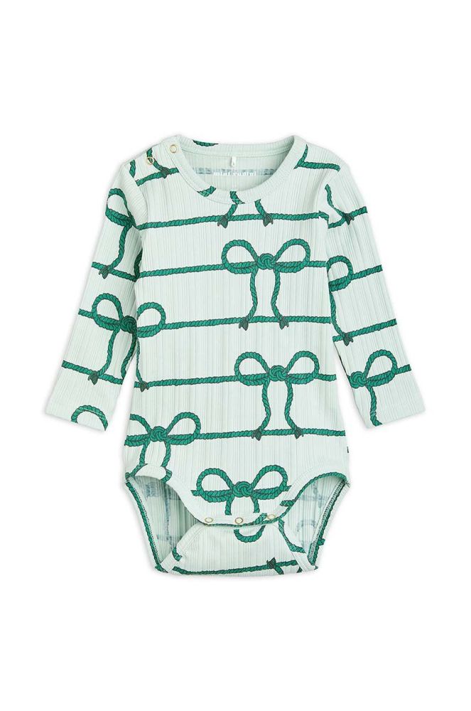 Боді для немовлят Mini Rodini колір зелений (3268829)