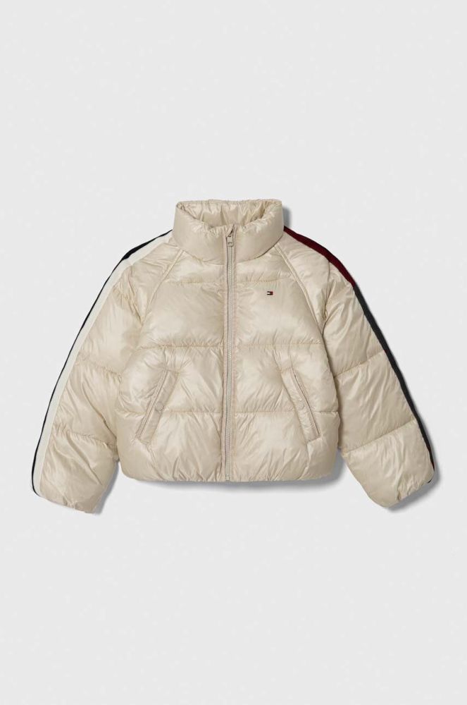 Дитяча куртка Tommy Hilfiger колір бежевий (3375098)