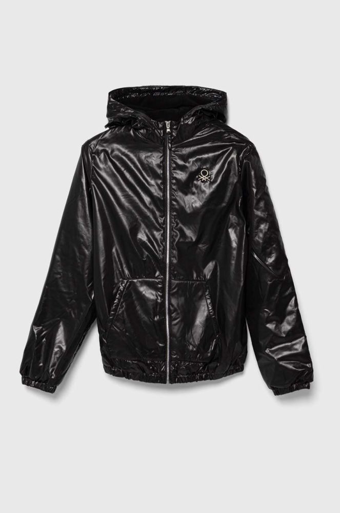 Дитяча куртка United Colors of Benetton колір чорний (3391105)