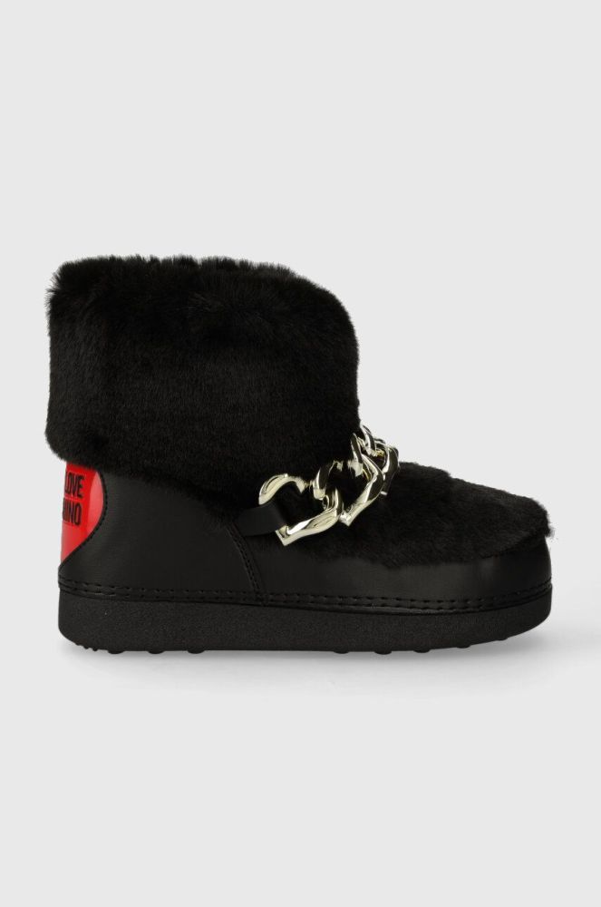 Зимові чоботи Love Moschino SKIBOOT20 колір чорний JA24252G0HJW0000