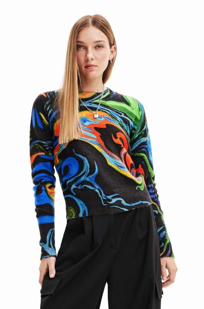 Светр Desigual жіночий колір барвистий (3486837)