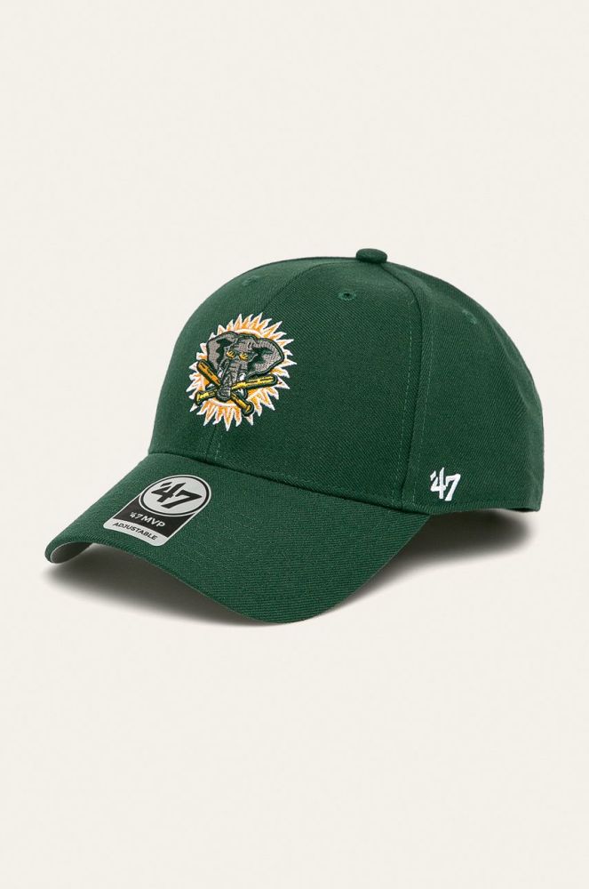 47brand - Кепка колір зелений (540950)
