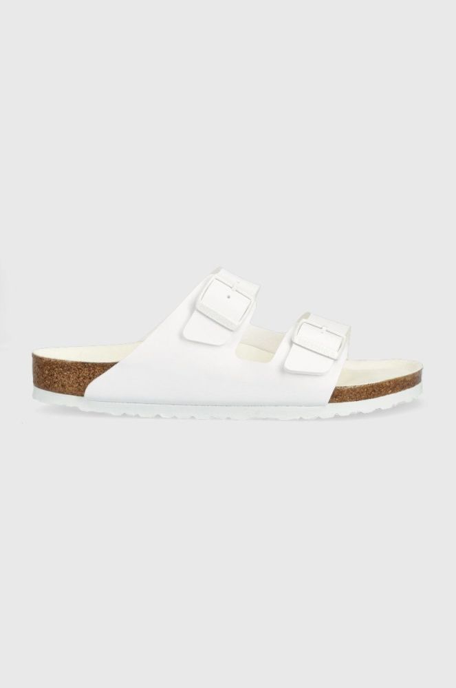 Шльопанці Birkenstock Arizona чоловічі колір білий Regular Width