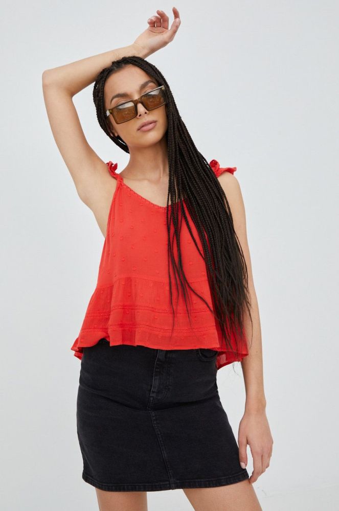 Блузка Superdry колір червоний (2366821)