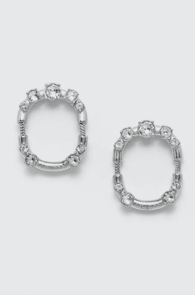 Сережки Guess колір срібний (3089839)