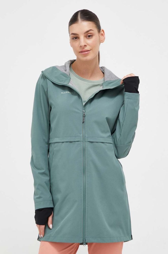 Куртка outdoor Mammut Seon SO колір зелений