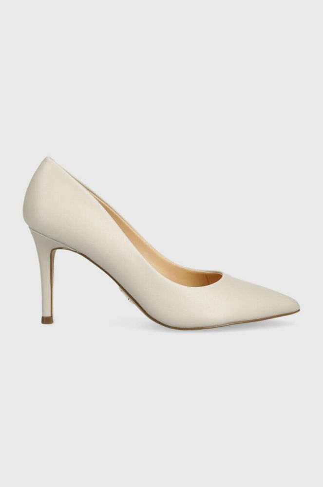 Шкіряні туфлі Steve Madden Ladybug колір бежевий SM19000022 (3011030)