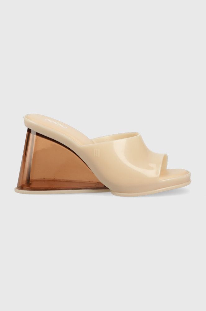 Шльопанці Melissa MELISSA DARLING AD жіночі колір бежевий на танкетці M.33805.K851