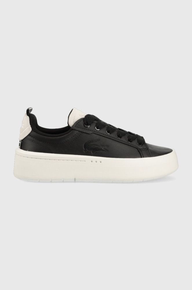 Шкіряні кросівки Lacoste Carnaby колір чорний 45SFA0040