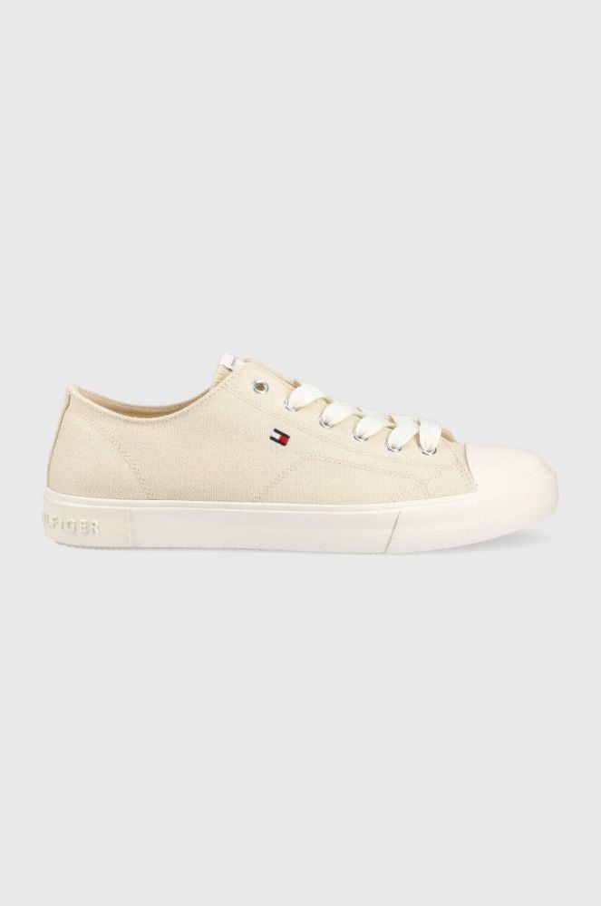 Дитячі кеди Tommy Hilfiger колір бежевий (2965722)