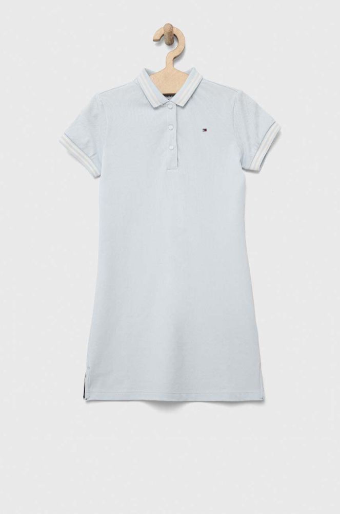 Дитяча сукня Tommy Hilfiger колір бірюзовий mini пряма