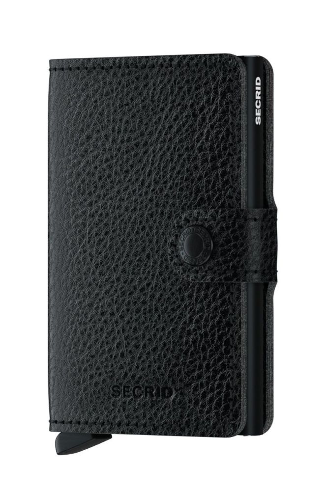 Secrid - Шкіряний гаманець MVg.Black.Black-Black.Blac колір чорний
